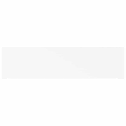Scaffali a Parete 2 pz Bianchi 90x23,5x3,8 cm in MDF | homemem39