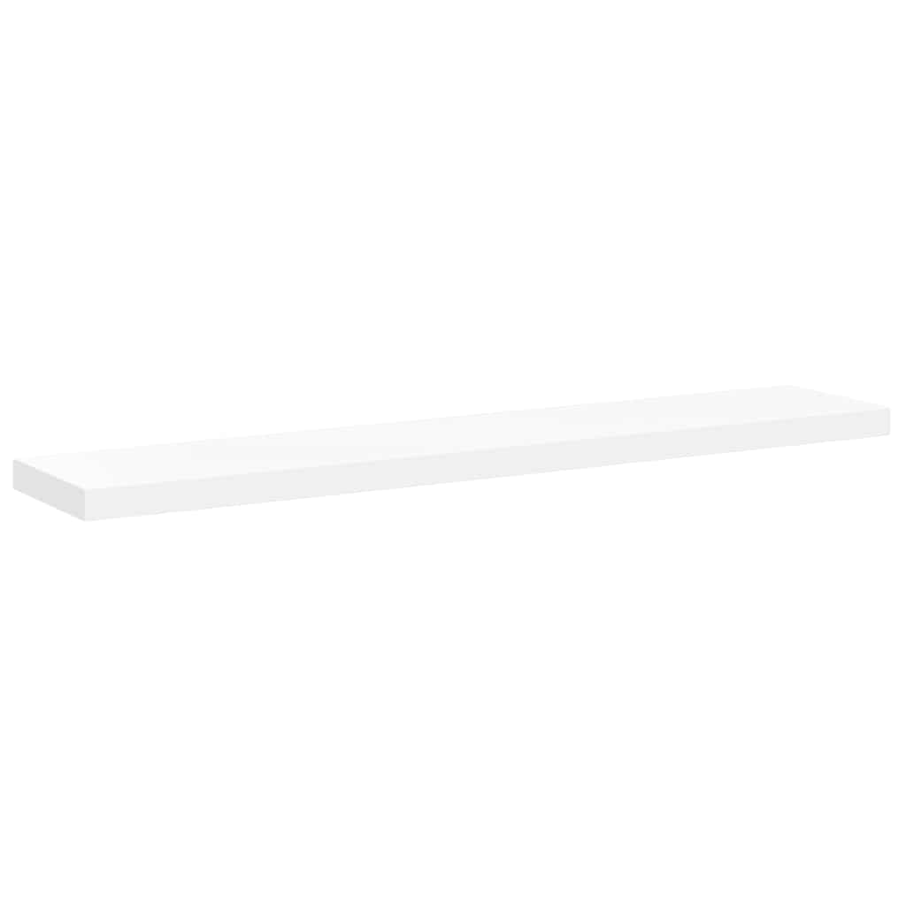 Scaffali a Parete 4 pz Bianchi 120x23,5x3,8 cm in MDF | homemem39