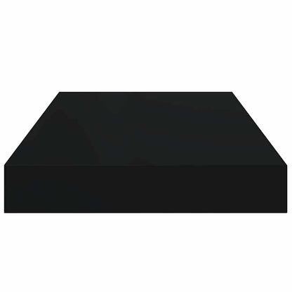 Scaffale a Parete Nero 40x23,5x3,8 cm in MDF | homemem39