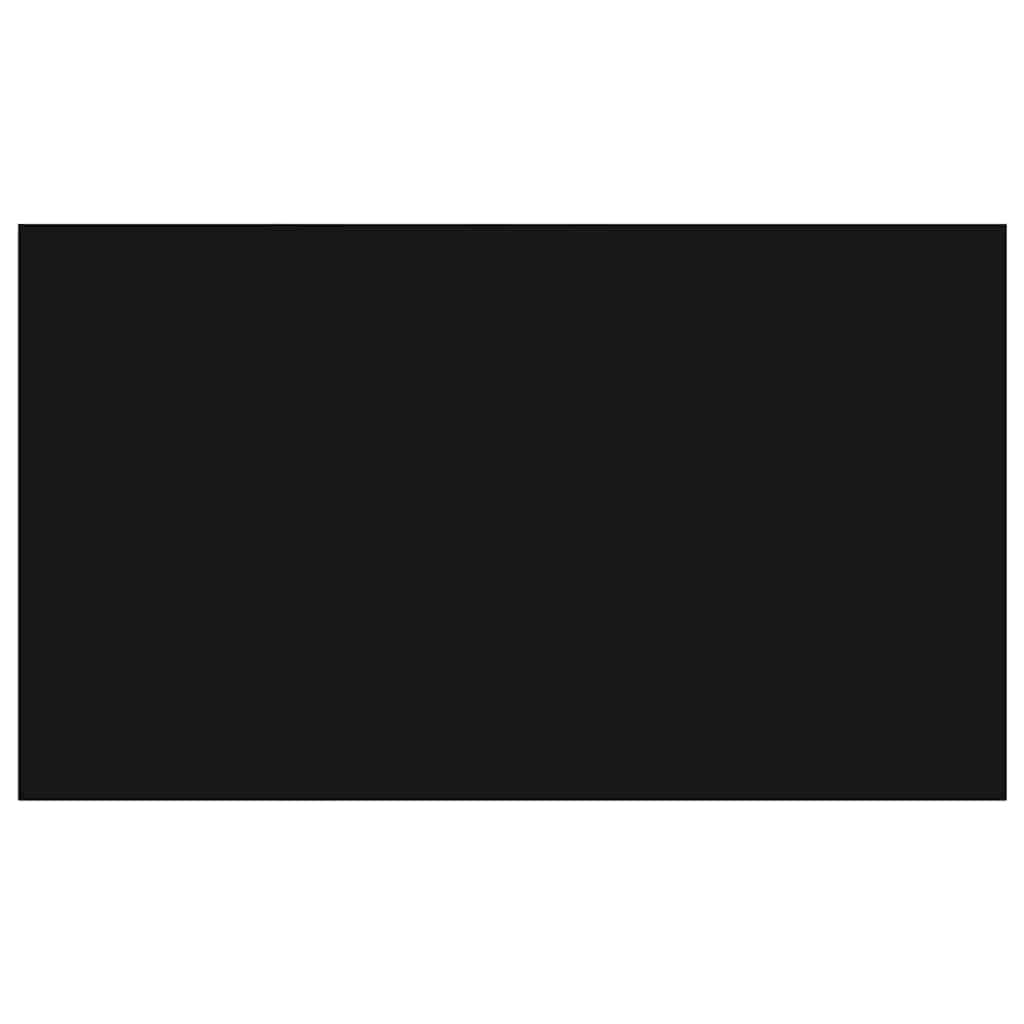 Scaffale a Parete Nero 40x23,5x3,8 cm in MDF | homemem39