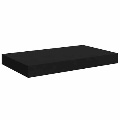 Scaffali a Parete 2 pz Neri 40x23,5x3,8 cm in MDF | homemem39