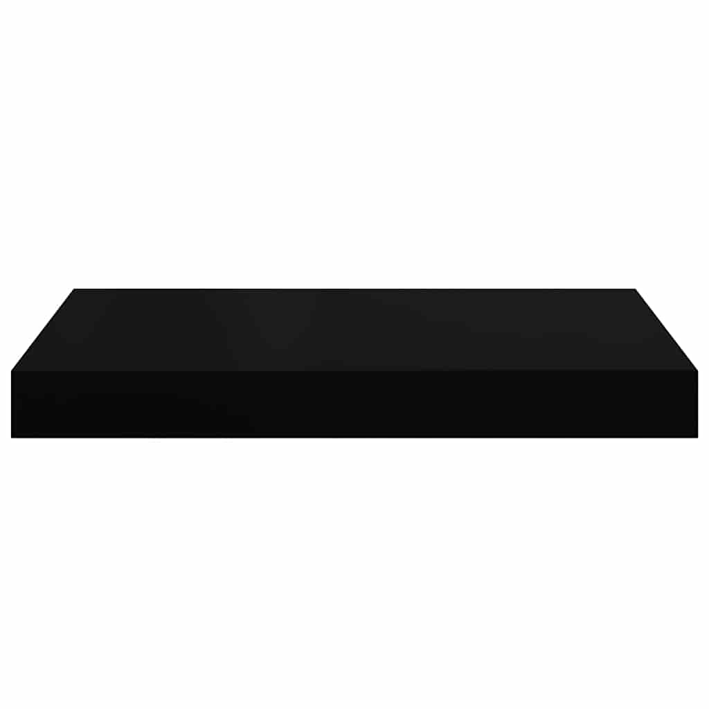 Scaffali a Parete 2 pz Neri 40x23,5x3,8 cm in MDF | homemem39