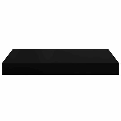 Scaffali a Parete 2 pz Neri 40x23,5x3,8 cm in MDF | homemem39