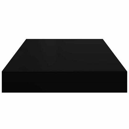 Scaffali a Parete 4 pz Neri 40x23,5x3,8 cm in MDF | homemem39