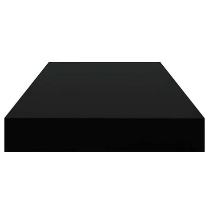 Scaffali a Parete 4 pz Neri 50x23,5x3,8 cm in MDF | homemem39