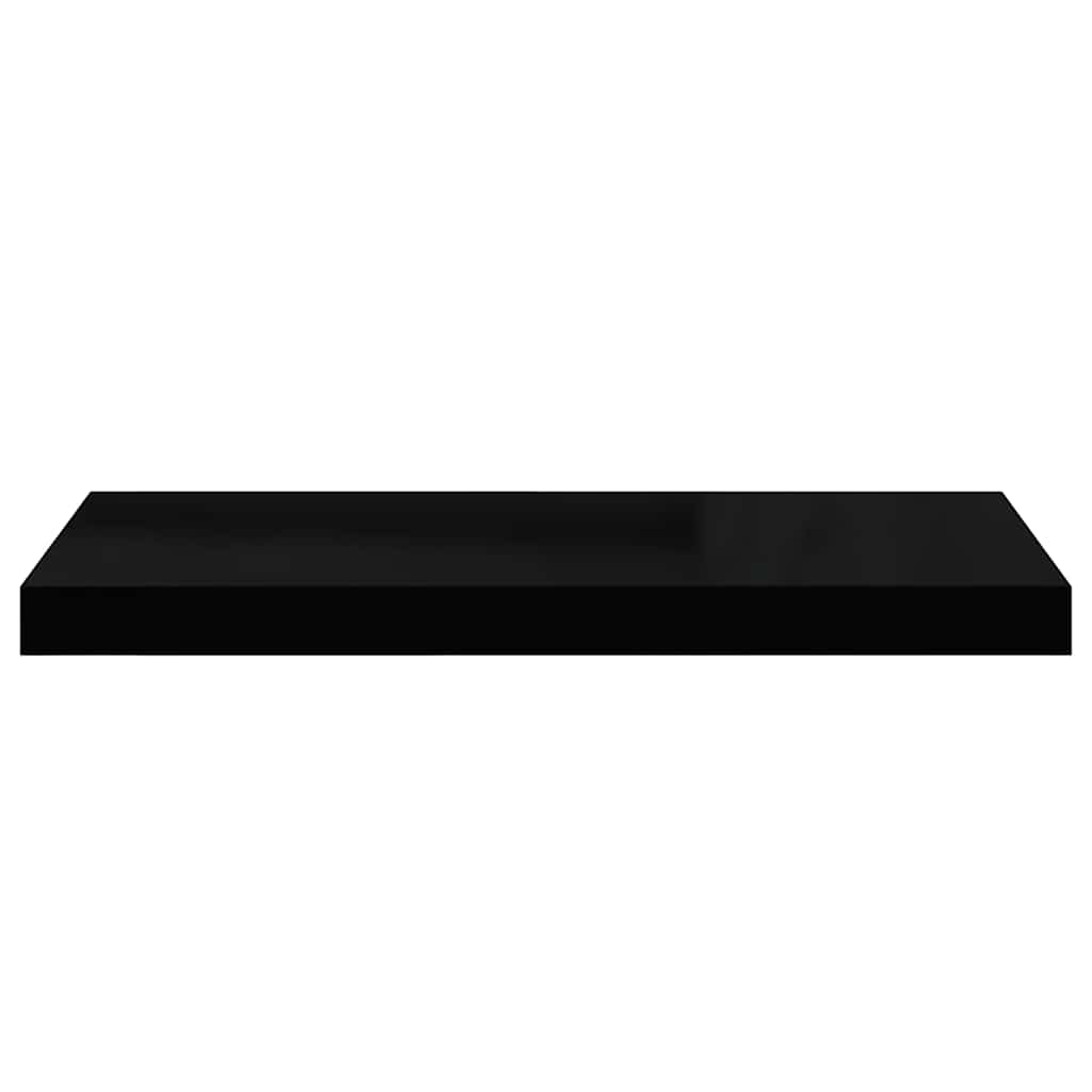 Scaffali a Parete 4 pz Neri 60x23,5x3,8 cm in MDF | homemem39