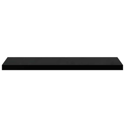 Scaffali a Parete 2 pz Neri 90x23,5x3,8 cm in MDF | homemem39