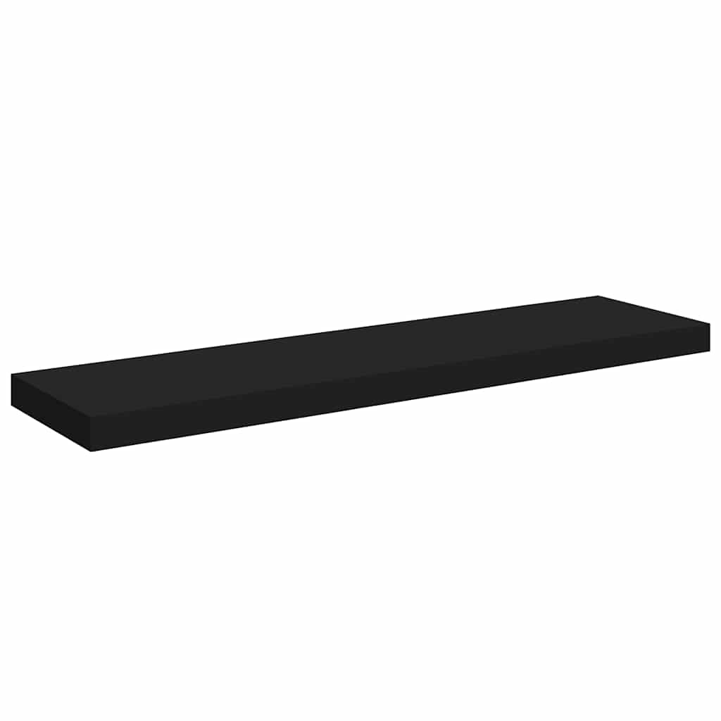 Scaffali a Parete 4 pz Neri 90x23,5x3,8 cm in MDF | homemem39