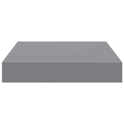 Scaffali a Parete 2 pz Grigi 23x23,5x3,8 cm in MDF | homemem39