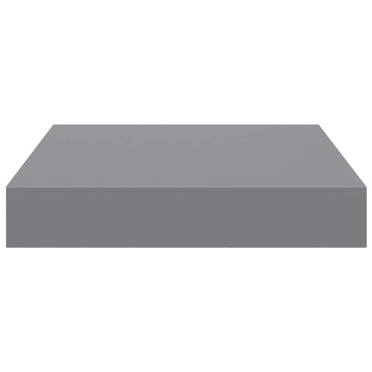 Scaffali a Parete 2 pz Grigi 23x23,5x3,8 cm in MDF | homemem39