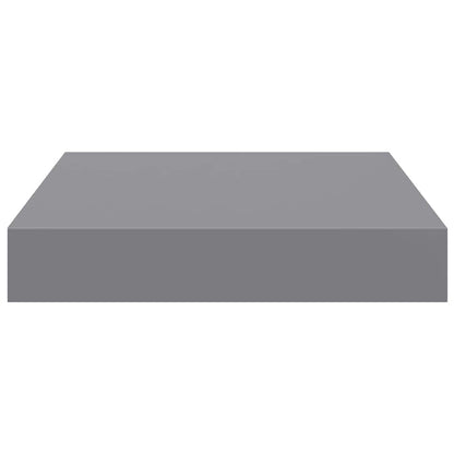 Scaffali a Parete 2 pz Grigi 23x23,5x3,8 cm in MDF