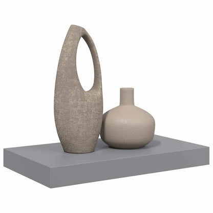 Scaffale a Parete Grigio 40x23,5x3,8 cm in MDF | homemem39