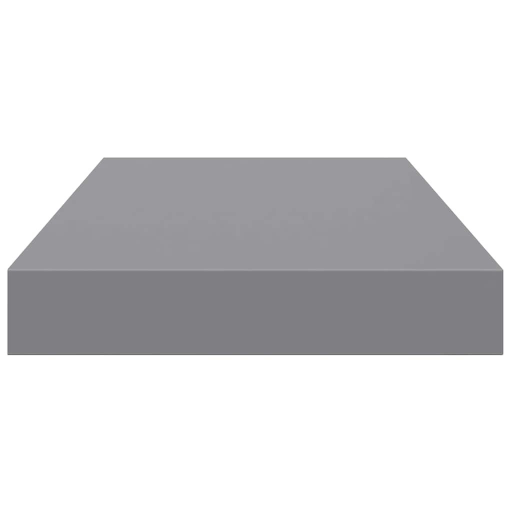Scaffale a Parete Grigio 40x23,5x3,8 cm in MDF | homemem39
