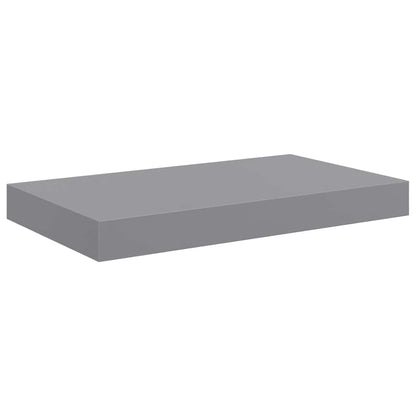 Scaffali a Parete 4 pz Grigi 40x23,5x3,8 cm in MDF | homemem39
