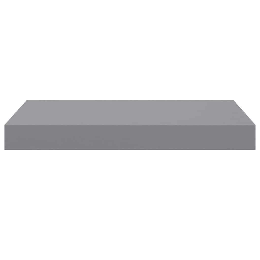 Scaffali a Parete 4 pz Grigi 40x23,5x3,8 cm in MDF | homemem39