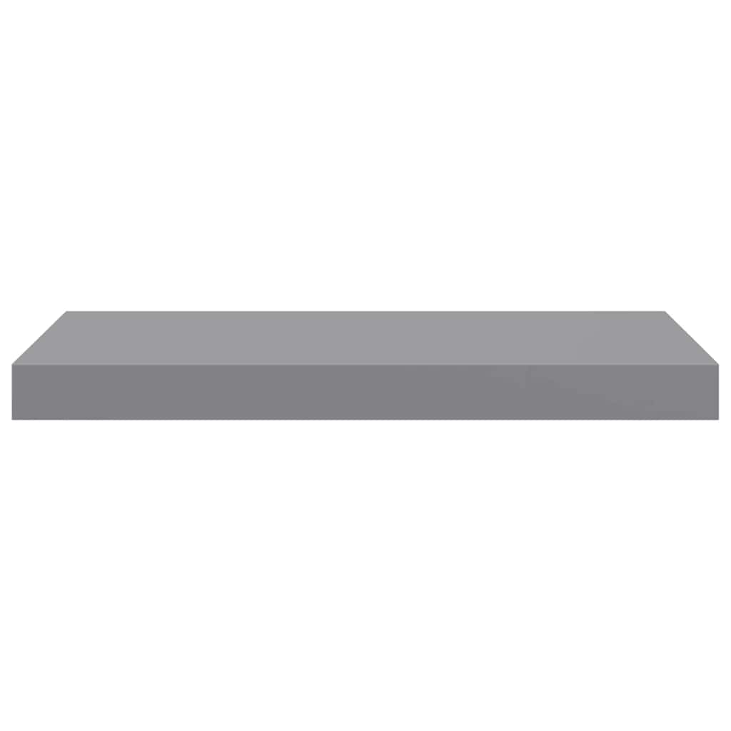 Scaffale a Parete Grigio 50x23,5x3,8 cm in MDF | homemem39