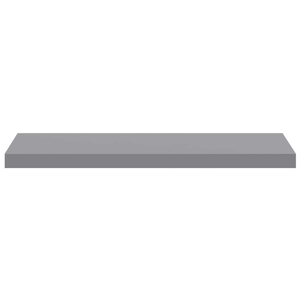 Scaffale a Parete Grigio 80x23,5x3,8 cm in MDF | homemem39