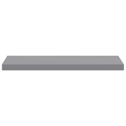 Scaffale a Parete Grigio 80x23,5x3,8 cm in MDF | homemem39