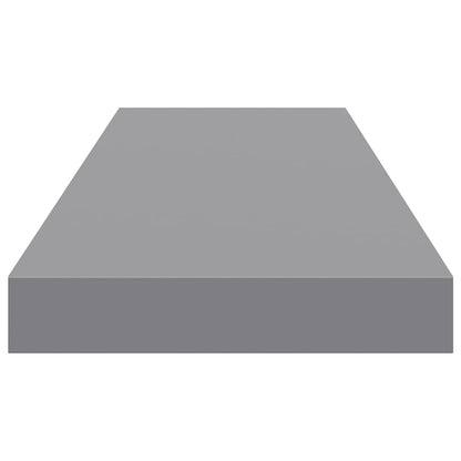 Scaffale a Parete Grigio 80x23,5x3,8 cm in MDF | homemem39