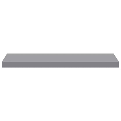Scaffali a Parete 4 pz Grigi 80x23,5x3,8 cm in MDF | homemem39