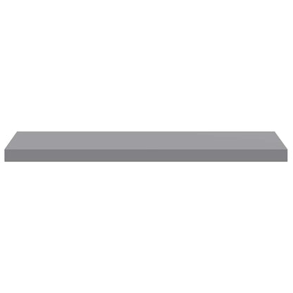 Scaffale a Parete Grigio 90x23,5x3,8 cm in MDF | homemem39