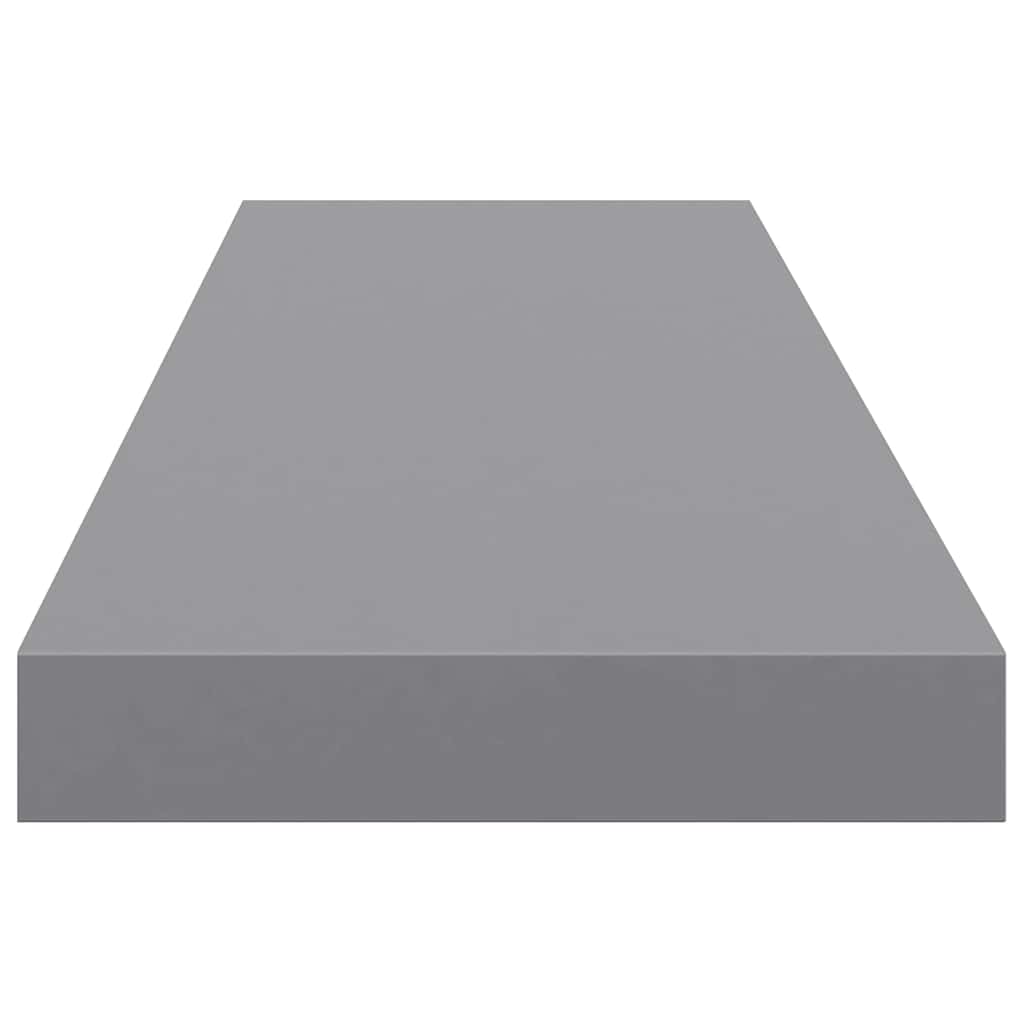 Scaffale a Parete Grigio 90x23,5x3,8 cm in MDF