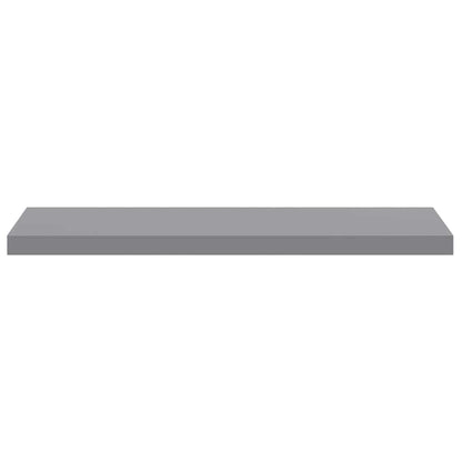Scaffali a Parete 2 pz Grigi 90x23,5x3,8 cm in MDF | homemem39