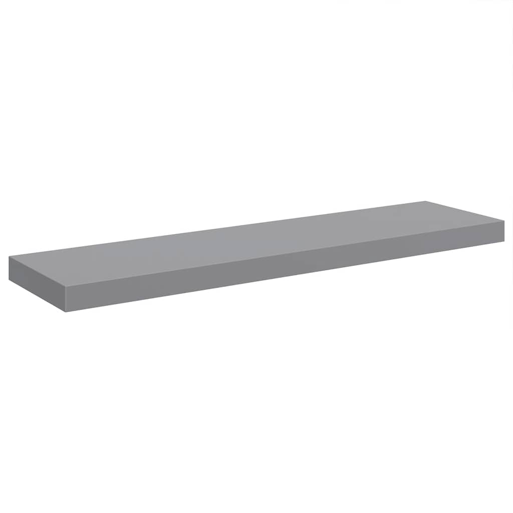 Scaffali a Parete 4 pz Grigi 90x23,5x3,8 cm in MDF | homemem39