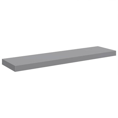 Scaffali a Parete 4 pz Grigi 90x23,5x3,8 cm in MDF | homemem39