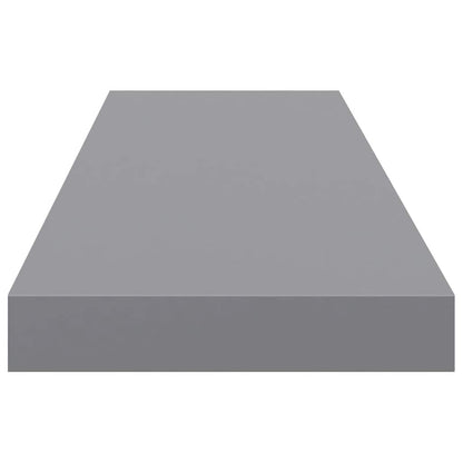 Scaffali a Parete 4 pz Grigi 90x23,5x3,8 cm in MDF | homemem39