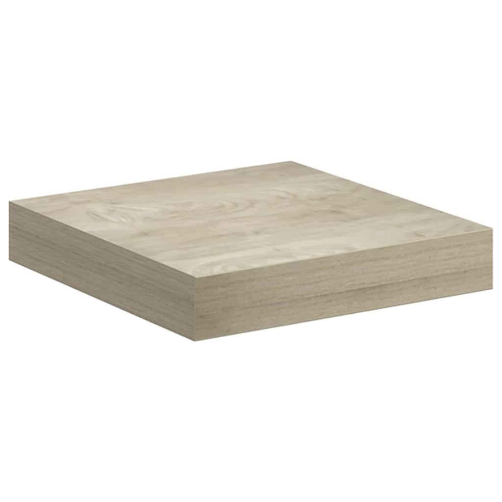 Scaffale a Parete Rovere 23x23,5x3,8 cm in MDF