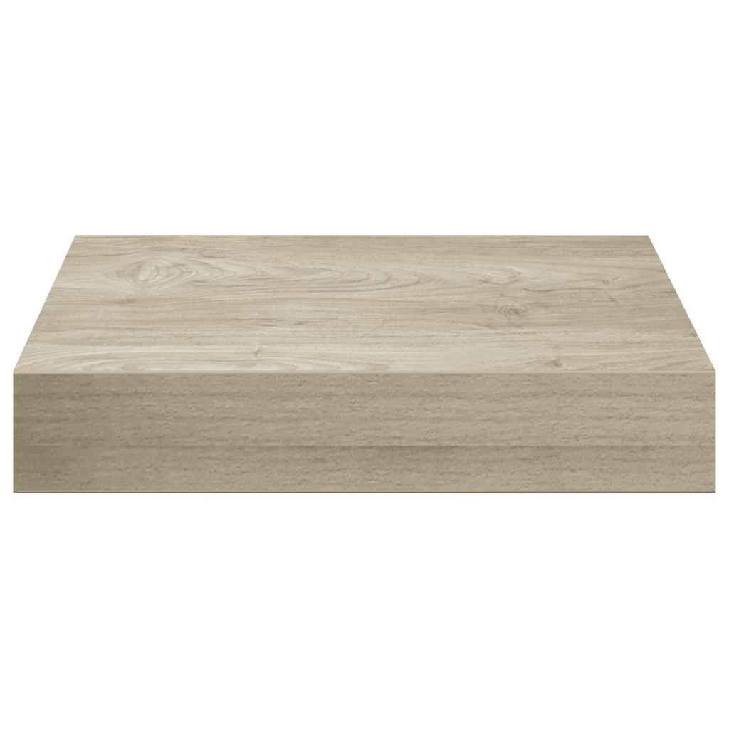 Scaffale a Parete Rovere 23x23,5x3,8 cm in MDF | homemem39