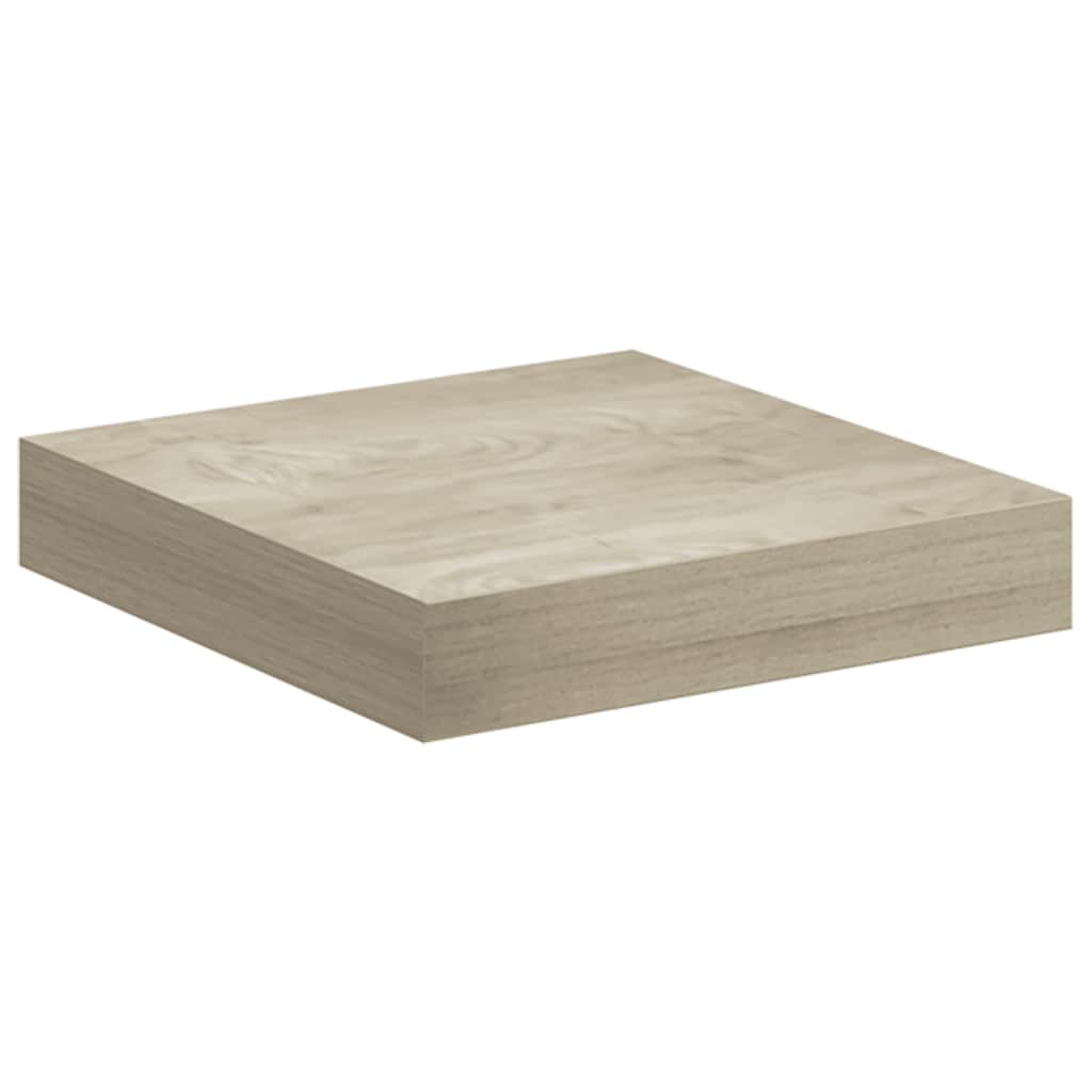 Scaffali a Parete 4 pz Rovere 23x23,5x3,8 cm in MDF | homemem39