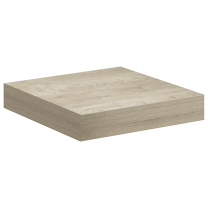 Scaffali a Parete 4 pz Rovere 23x23,5x3,8 cm in MDF | homemem39