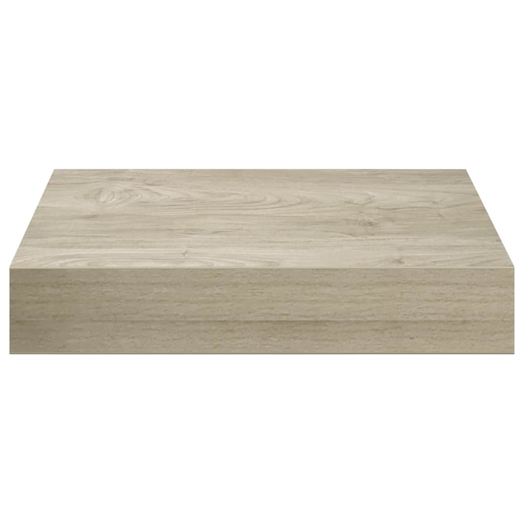 Scaffali a Parete 4 pz Rovere 23x23,5x3,8 cm in MDF