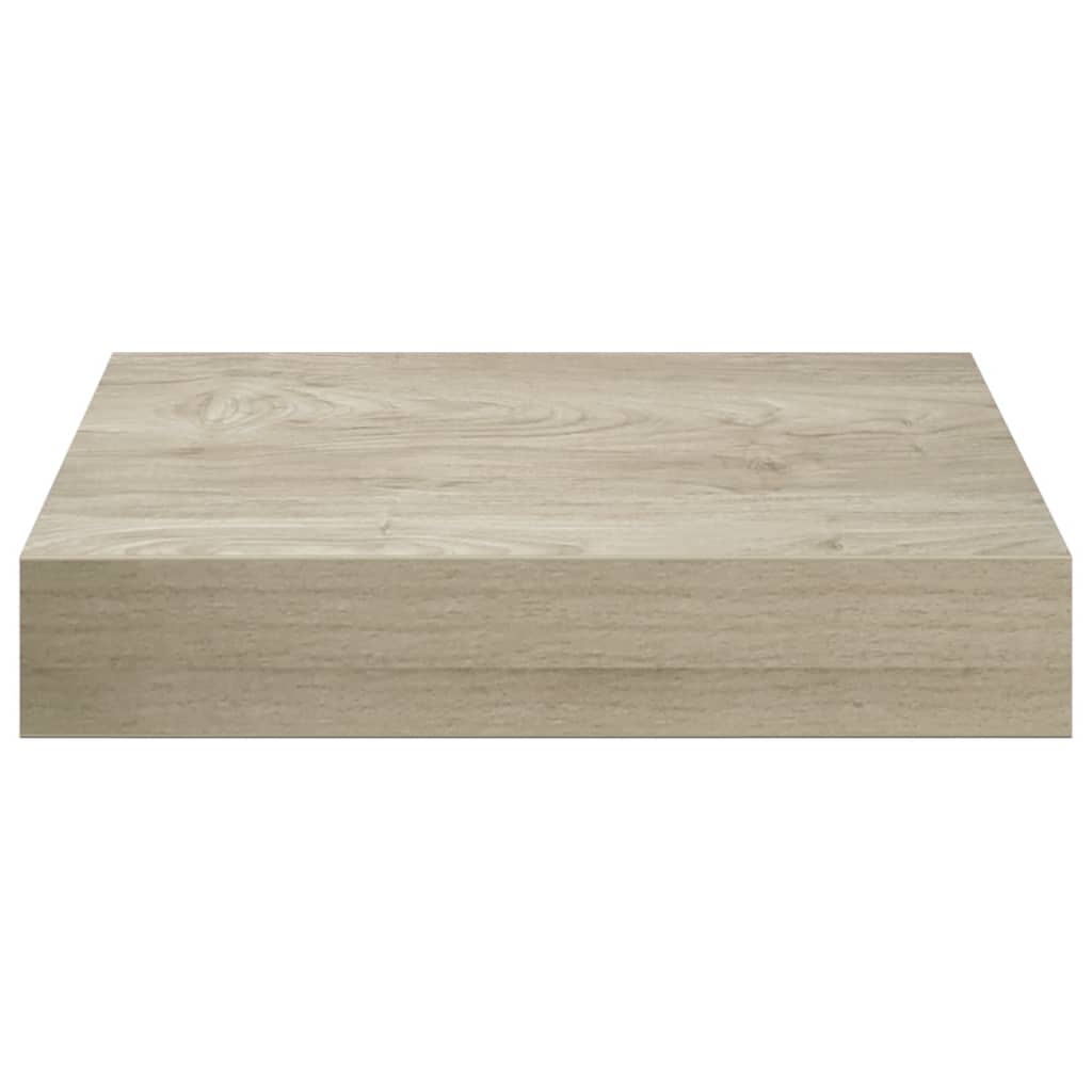 Scaffali a Parete 4 pz Rovere 23x23,5x3,8 cm in MDF | homemem39