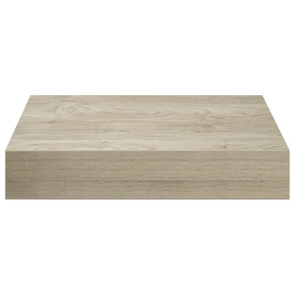 Scaffali a Parete 4 pz Rovere 23x23,5x3,8 cm in MDF