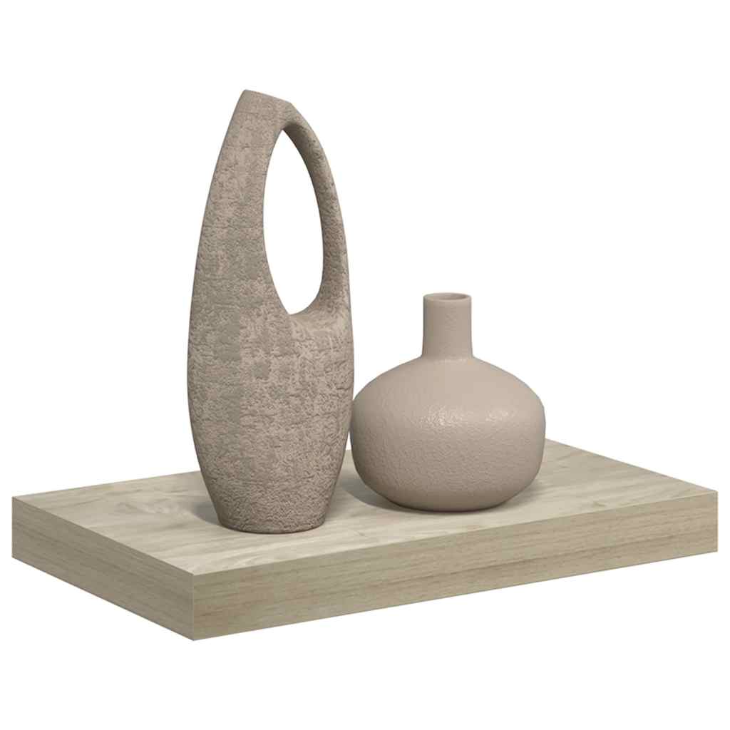 Scaffale a Parete Rovere 40x23,5x3,8 cm in MDF | homemem39