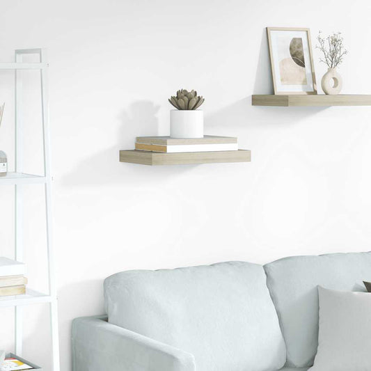 Scaffale a Parete Rovere 40x23,5x3,8 cm in MDF | homemem39