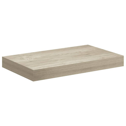 Scaffali a Parete 2 pz Rovere 40x23,5x3,8 cm in MDF | homemem39