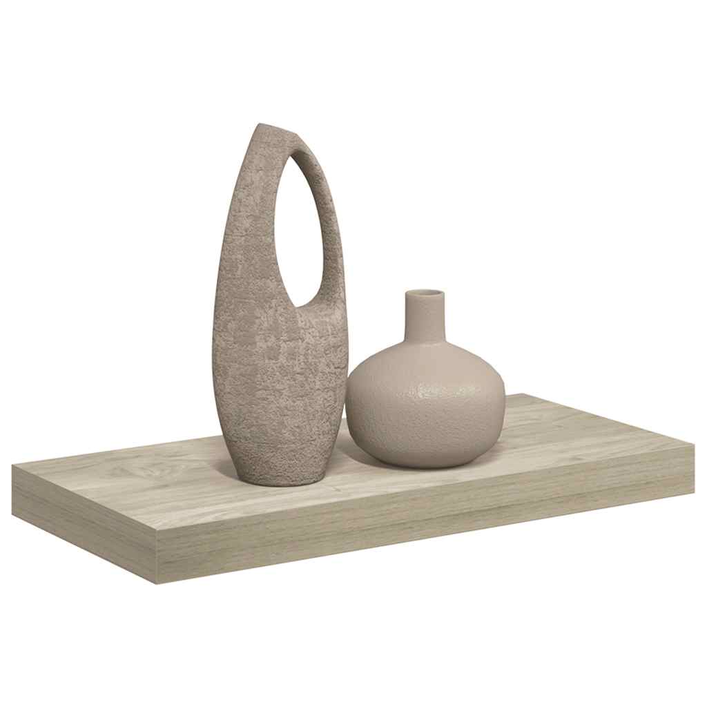 Scaffale a Parete Rovere 40x23,5x3,8 cm in MDF | homemem39