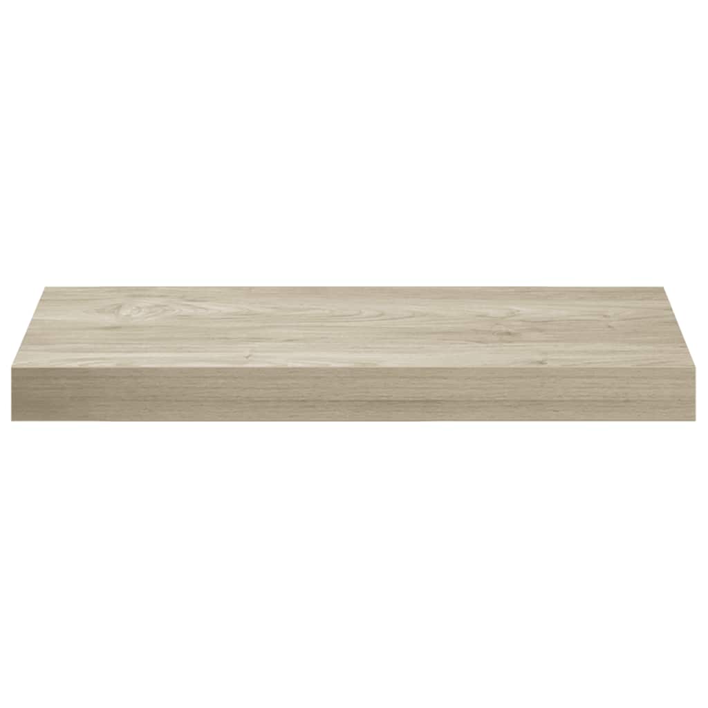 Scaffali a Parete 2 pz Rovere 50x23,5x3,8 cm in MDF | homemem39