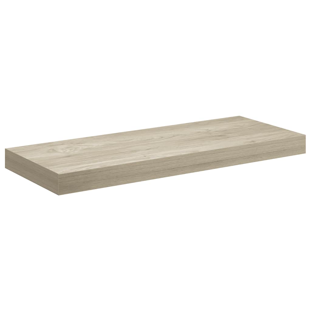 Scaffale a Parete Rovere 60x23,5x3,8 cm in MDF | homemem39