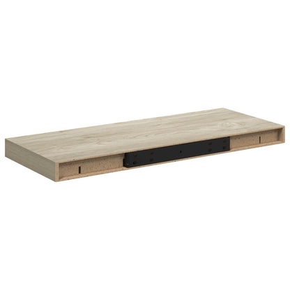 Scaffali a Parete 4 pz Rovere 60x23,5x3,8 cm in MDF