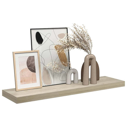Scaffale a Parete Rovere 90x23,5x3,8 cm in MDF | homemem39