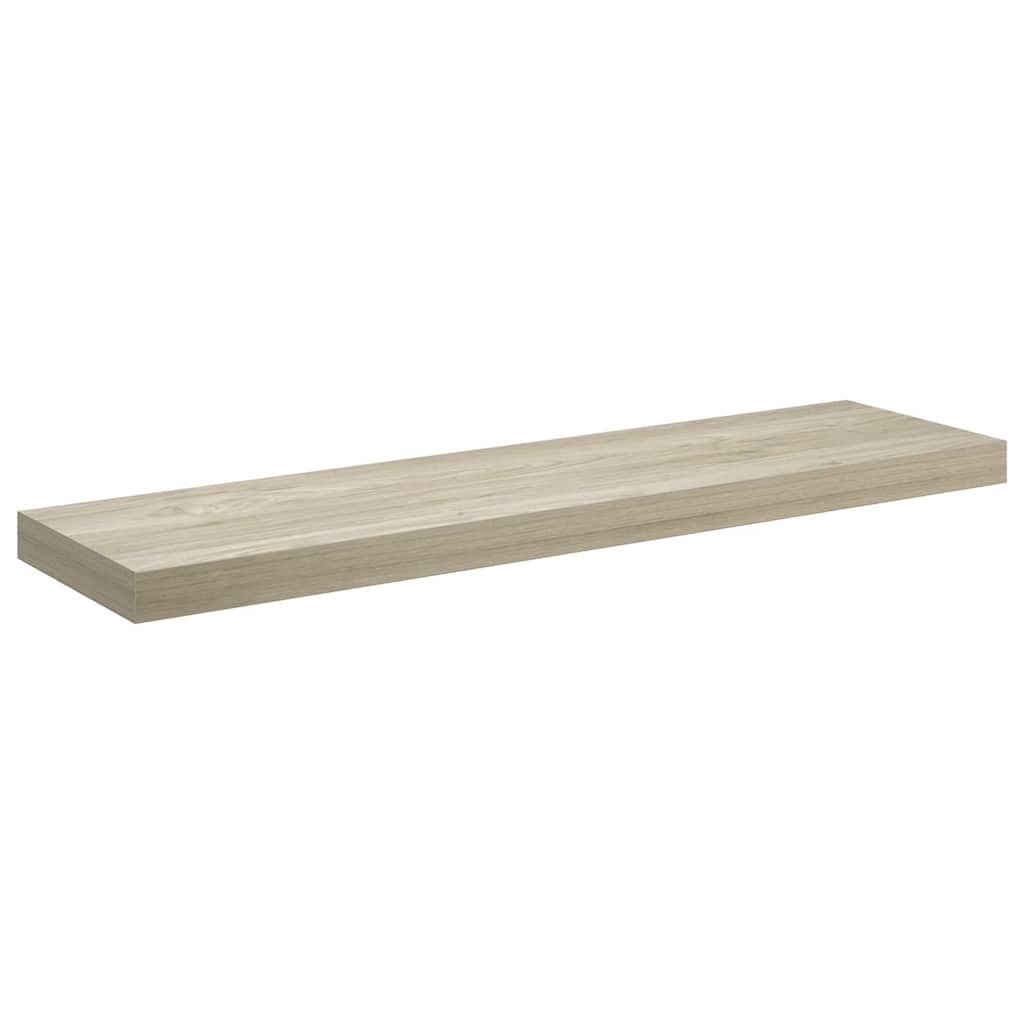 Scaffali a Parete 4 pz Rovere 90x23,5x3,8 cm in MDF