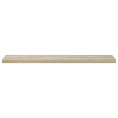 Scaffali a Parete 2 pz Rovere 120x23,5x3,8 cm in MDF | homemem39