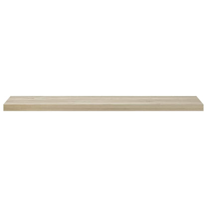 Scaffali a Parete 2 pz Rovere 120x23,5x3,8 cm in MDF