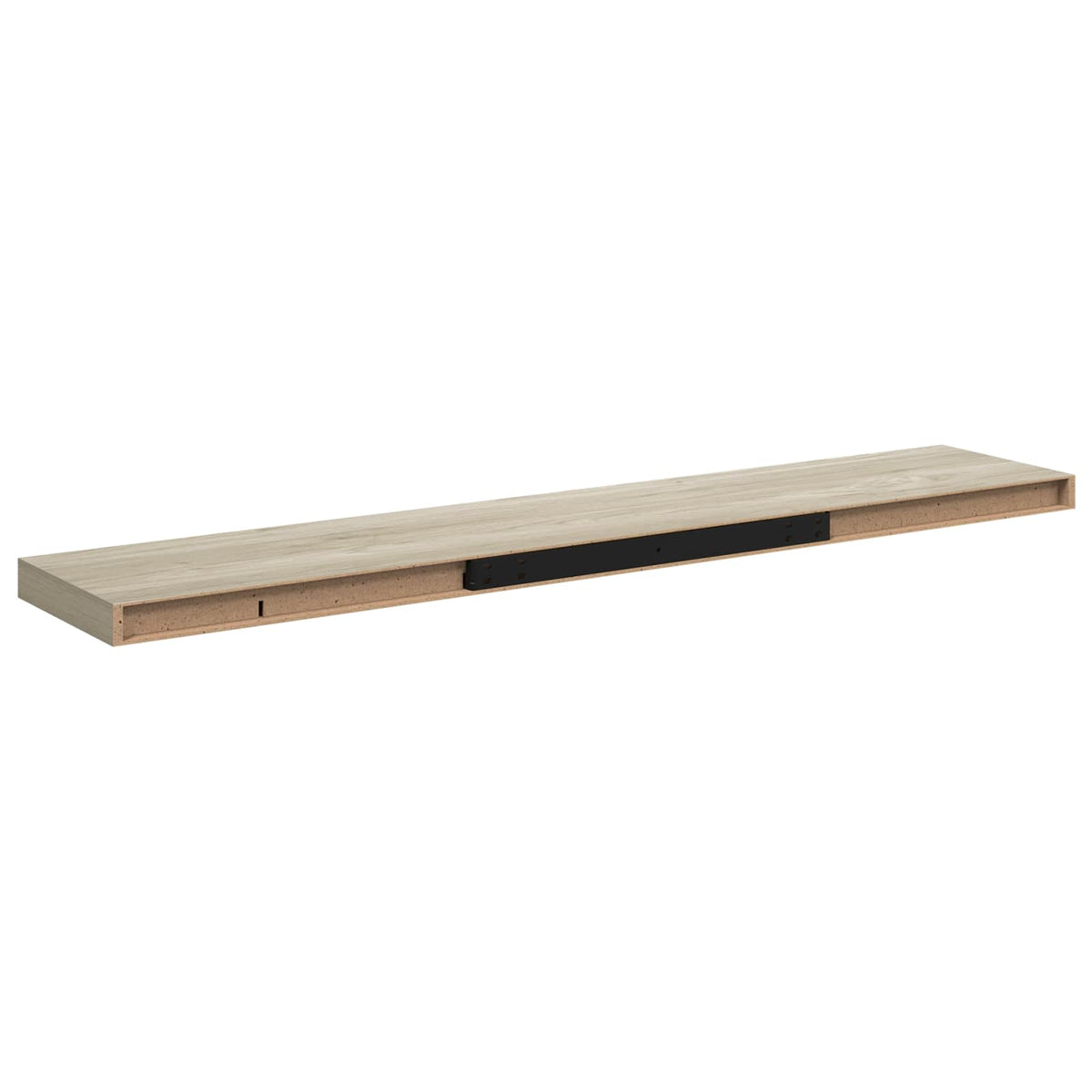 Scaffali a Parete 2 pz Rovere 120x23,5x3,8 cm in MDF