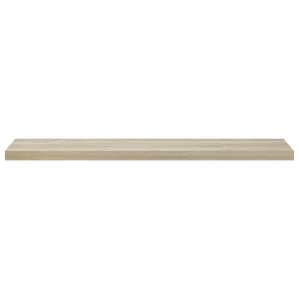 Scaffali a Parete 4 pz Rovere 120x23,5x3,8 cm in MDF